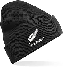 Mens/Womens New Zealand Beanie HAT Black
