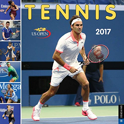 Tennis The U.S. Open 2017 Wall Calendar: The Official Calendar of The United States Tennis Association