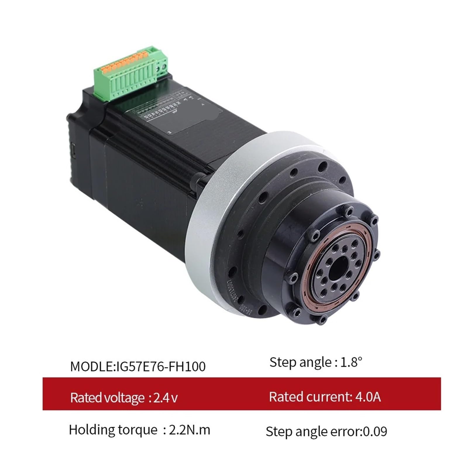Moteur à engrenage haute précision intégré Nwma23 Ig57 Harmonic Drive pour joints de robot, intégration en boucle fermée.