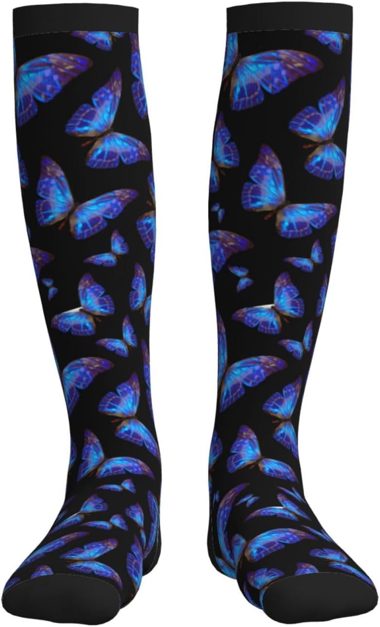 Crazy Fun Compression Socks Women Men Knee High Support Socks For Athletic Running Cycling - Image 4