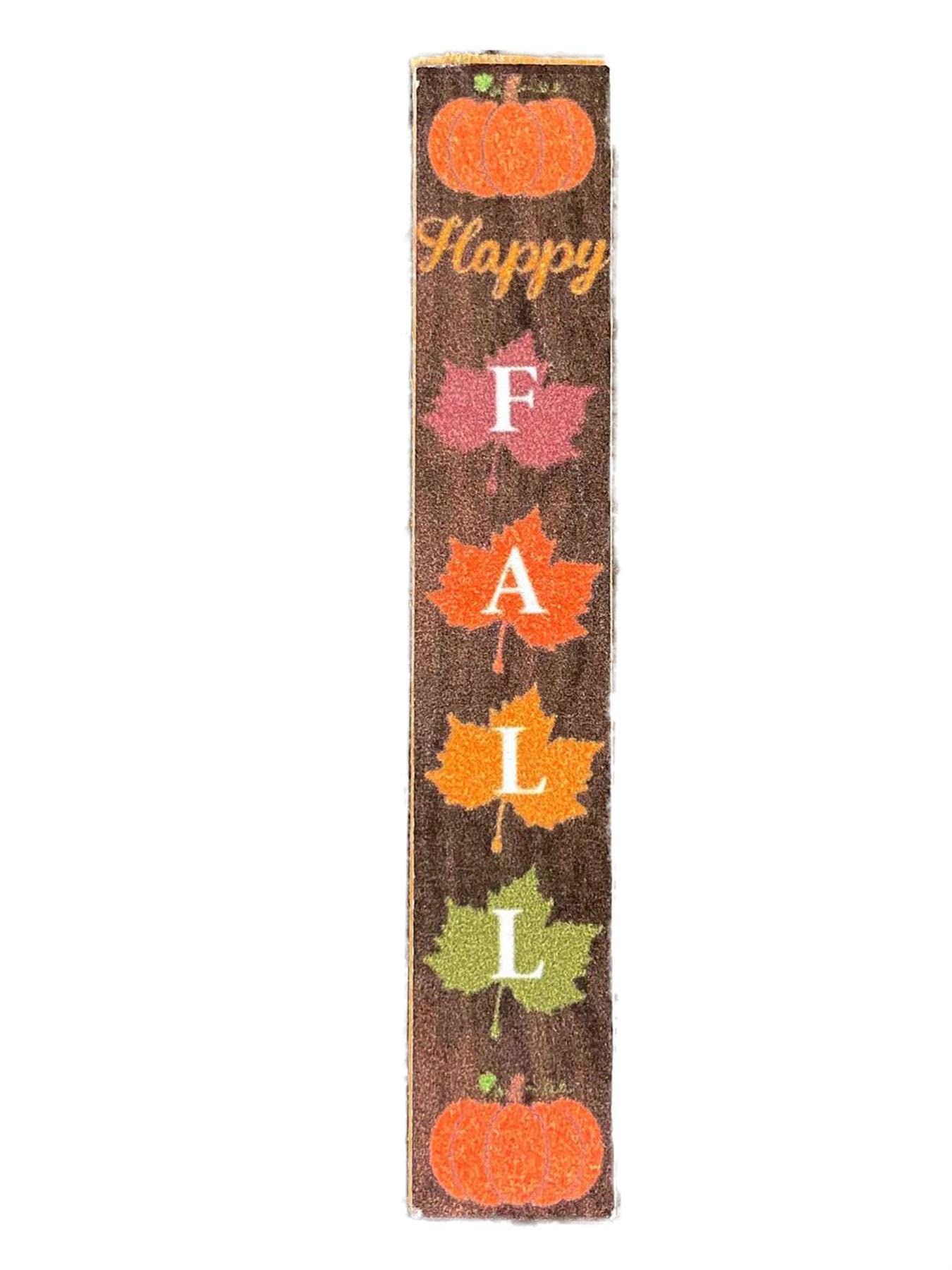Melody Jane Puppenhaus Holzschild „Happy Fall“ – 1:12 Maßstab, Handgefertigt, Herbst-Deko