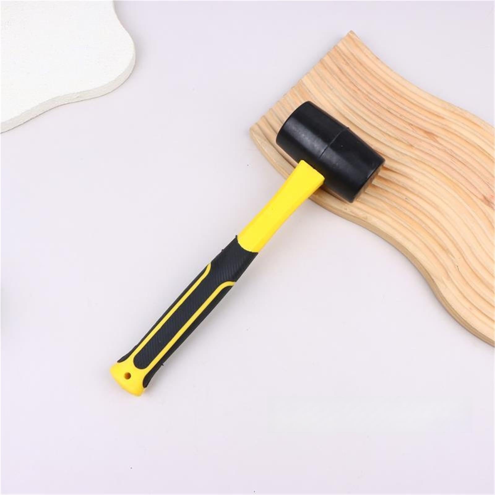Xctdsvah A1 Rubber Mallet Black Rubber Hammer