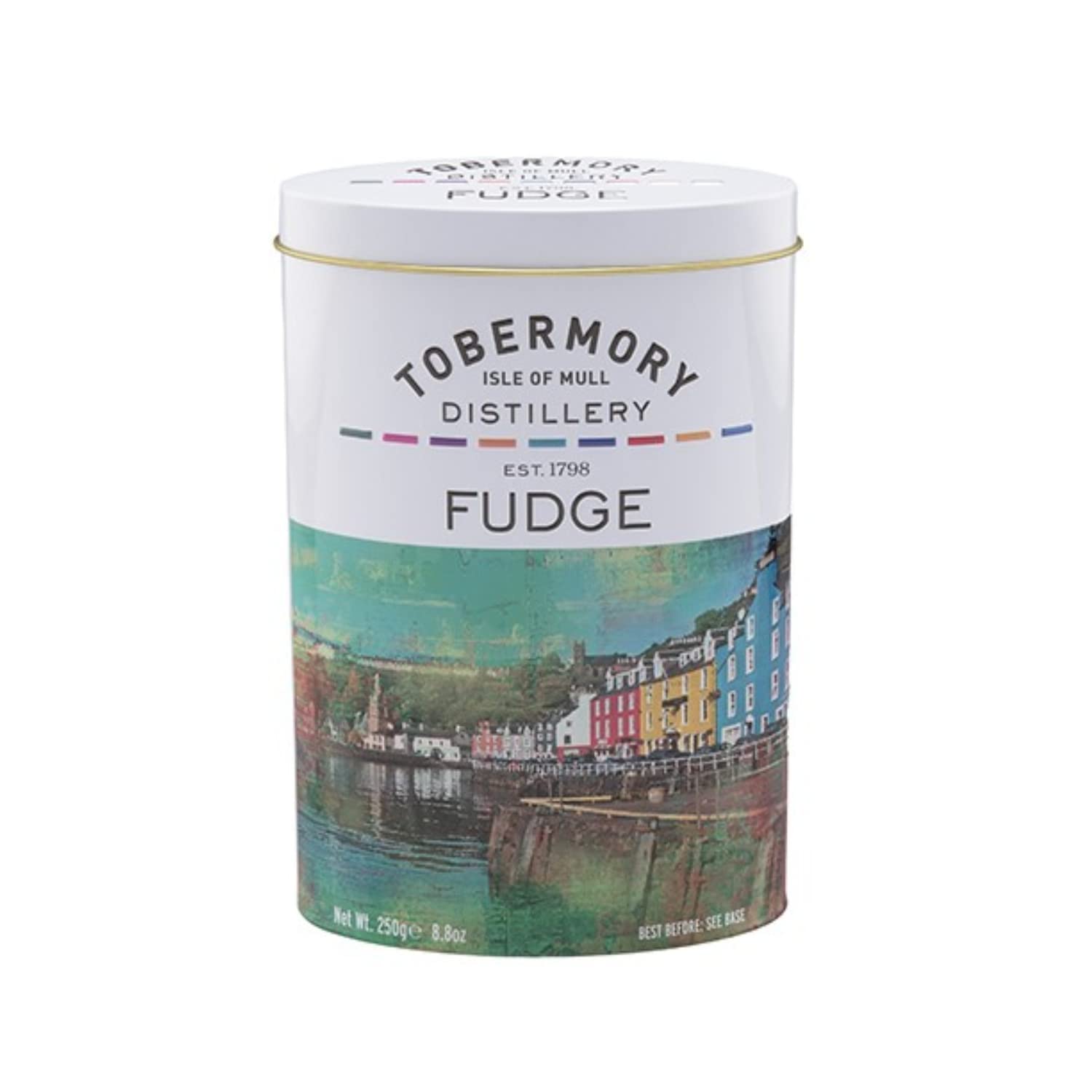Tobermory Whisky Caramelle Fudge Lattina Metallo 250 Gr.