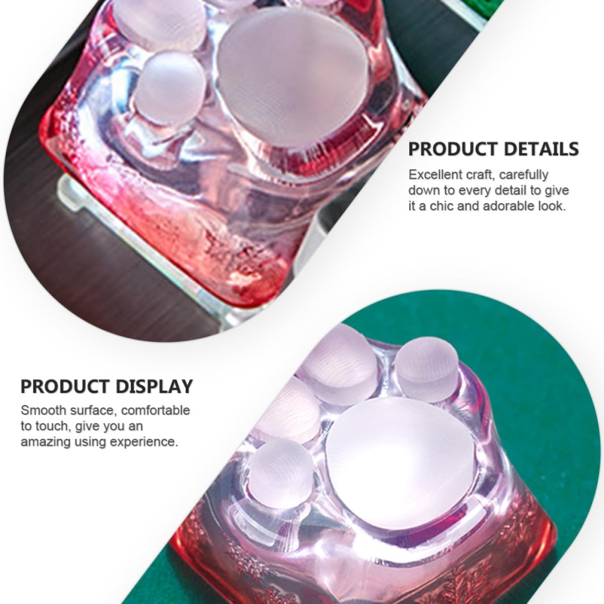 Resin Keycap Cat Paw Xmas Cartoon for Mechanical Keyboard
