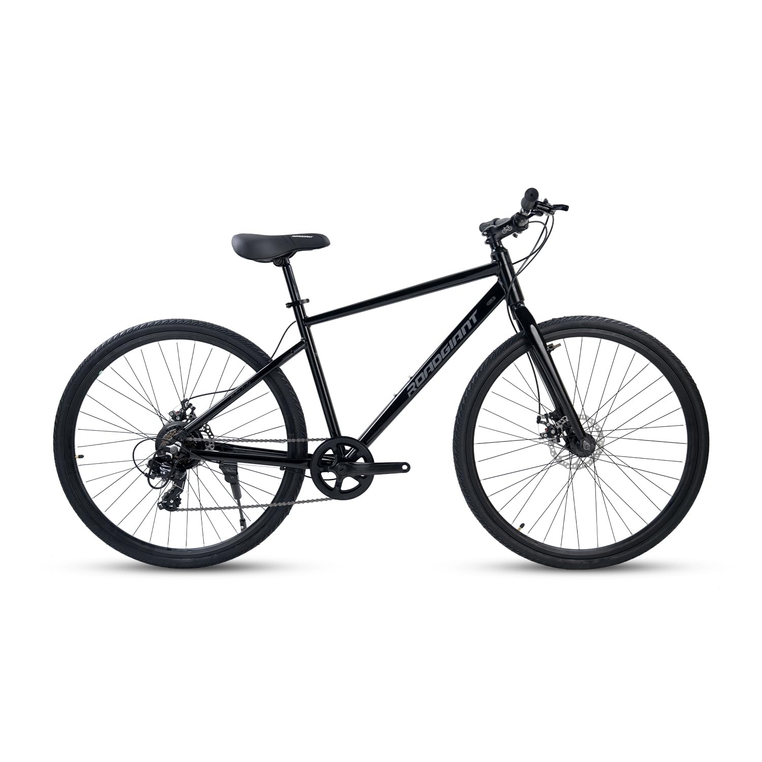 BRO-Code 700C | Dual Disc Brake | 21 Speed Shimano | Hy-Brid | Aluminum Frame Bicycle | Light Weight | Unisex| for All-Terrain Riding (Z Black)-image-32