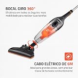 MONDIAL Aspirador de Pó Turbo Cycle, Preto/Laranja, 1500W, 220V - AP-40-B — imagem 4