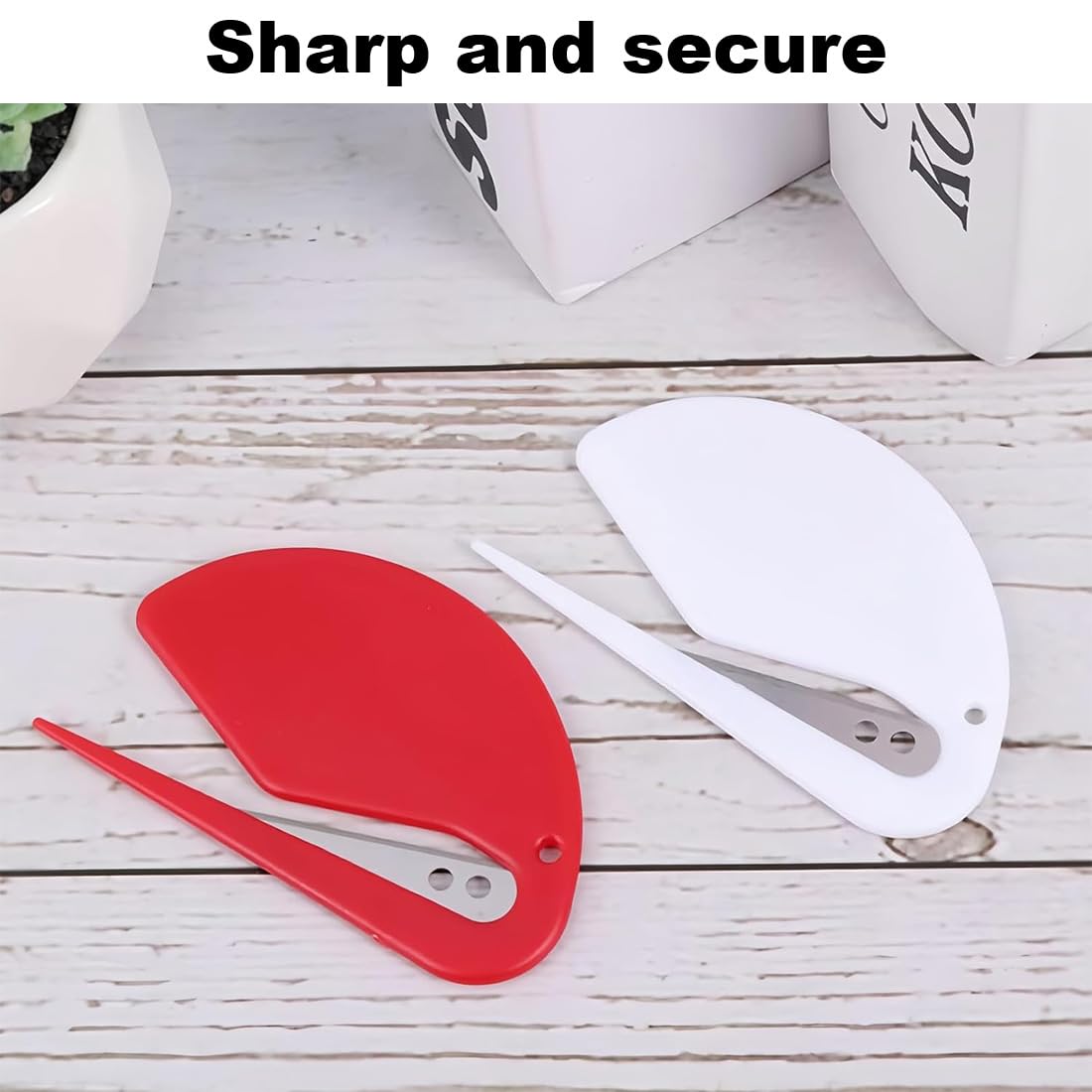 Couteau à aluminium efficace Mini 15 pièces ouvre-lettres ouvre-colis 5 couleurs