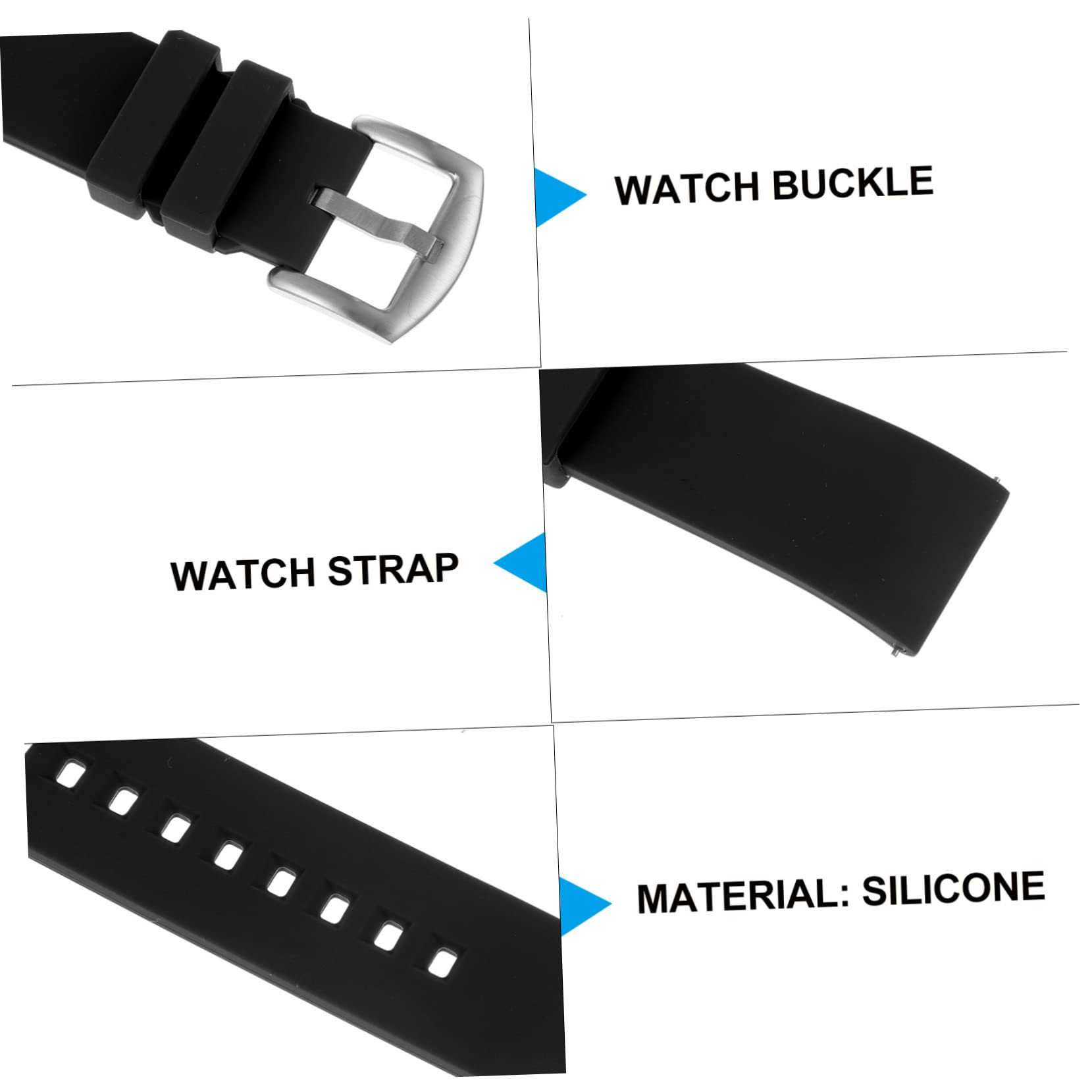 Gatuida 1 PC Cinghia Accessori Smartwatch Cinturino In Silicone Orologio Di Gomma Cinghia Di Vigilanza Del Silicone Fitnus Orologio Cinturino Di Ricambio Cinturini Per Smartwatch Gel Di