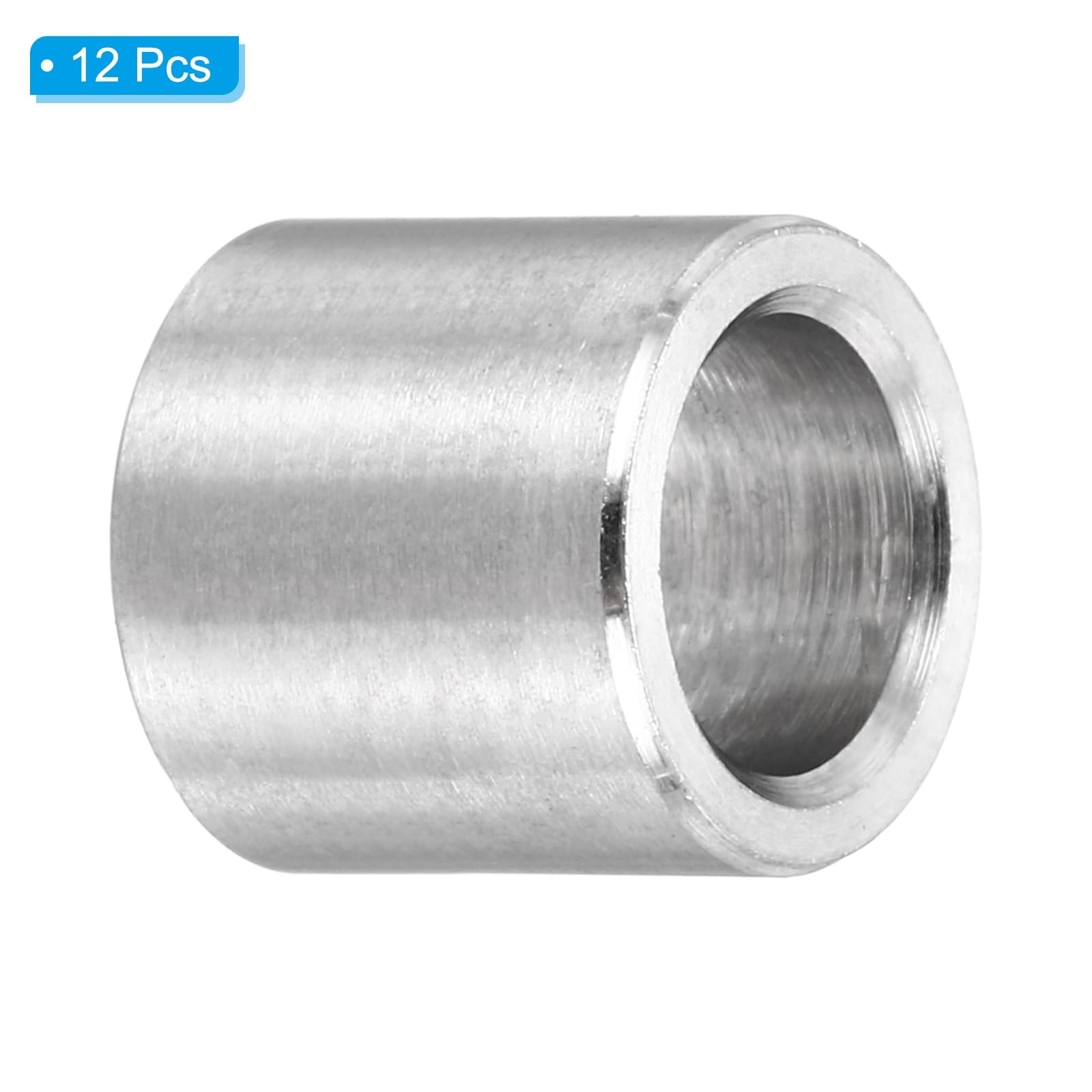PATIKIL M7 Stainless Steel Spacers, 12Pcs Metal Spacer 7mm ID x 10mm OD x 10mm L Screw Standoff for 1/4" or M7 Screw - Image 3