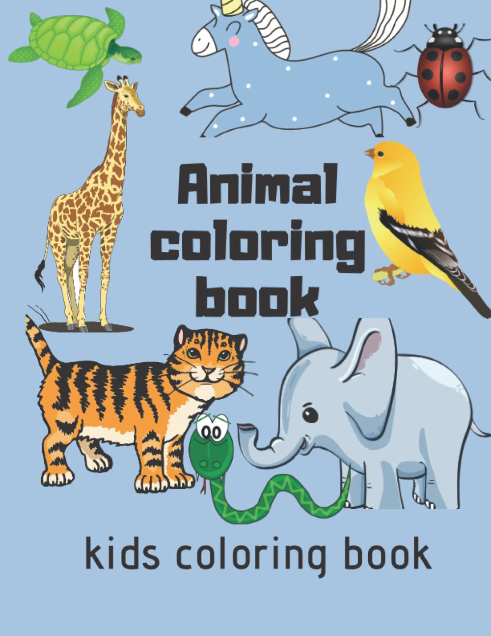 Animal coloring book: Kids Coloring Books Animal Coloring Book: For Kids Aged 5-8