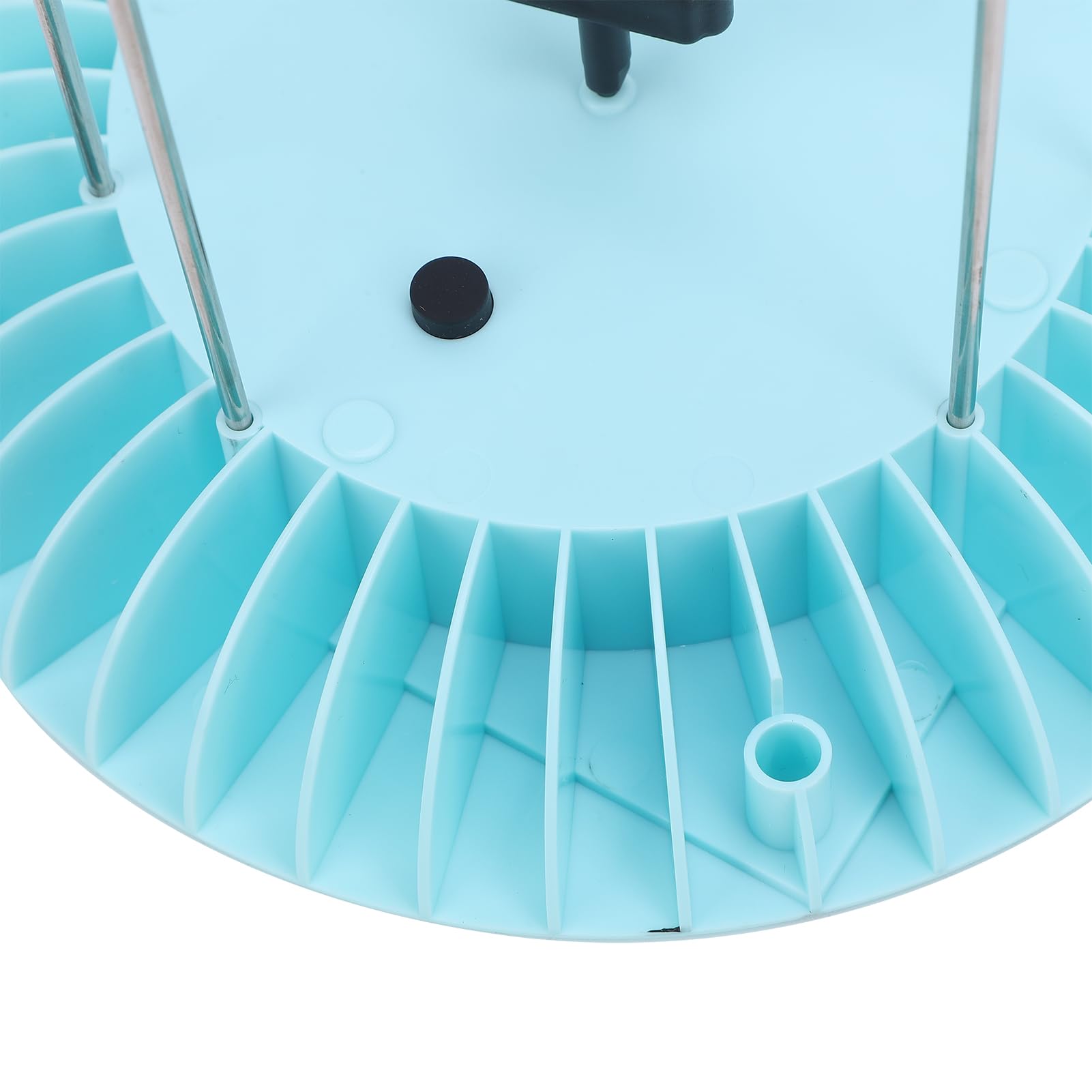Agitatore Solare per Acqua, ABS, Vaschetta per Uccelli, Motore Brushless da 0,5 W, Pannello Solare, 5 V, 2 W, con Batteria da 1500 mAh, per Laghetto da Giardino, Vaschetta per Uccelli, Vasi