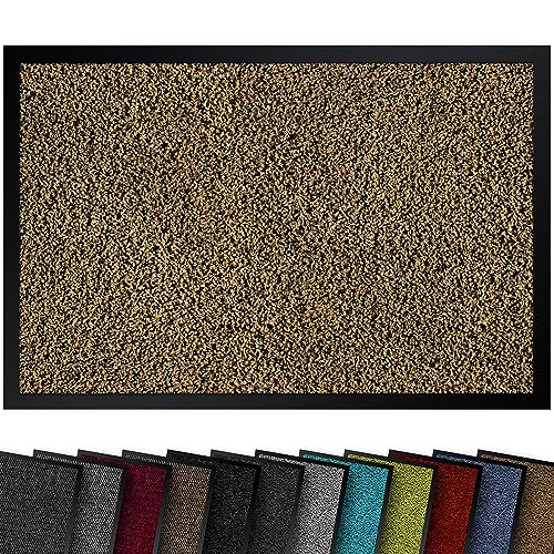 comflor Hochwertige Fußmatte Sand 40x60 groß für Innen &...