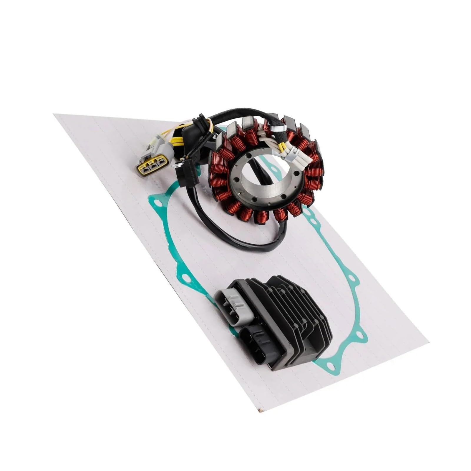 Mudeswa One Color Motorcycle Generator Stator For Cb400f 2013-2023 For Cb400x 2013-2024 31120-Mkp-D01 31600-Mkn-D51 11395-Mgz-J00 11395-Mgz-J01 Generator Stator Regulator Rectifier