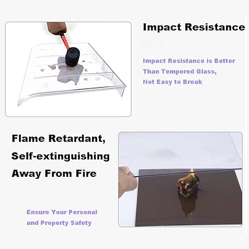 Miniatura 4 de Toldos de exterior para ventana de patio, toldo para puerta, L 16, 20, 32, 40, 48 pulgadas, toldo para porches, pérgola, techo de garaje, hoja con