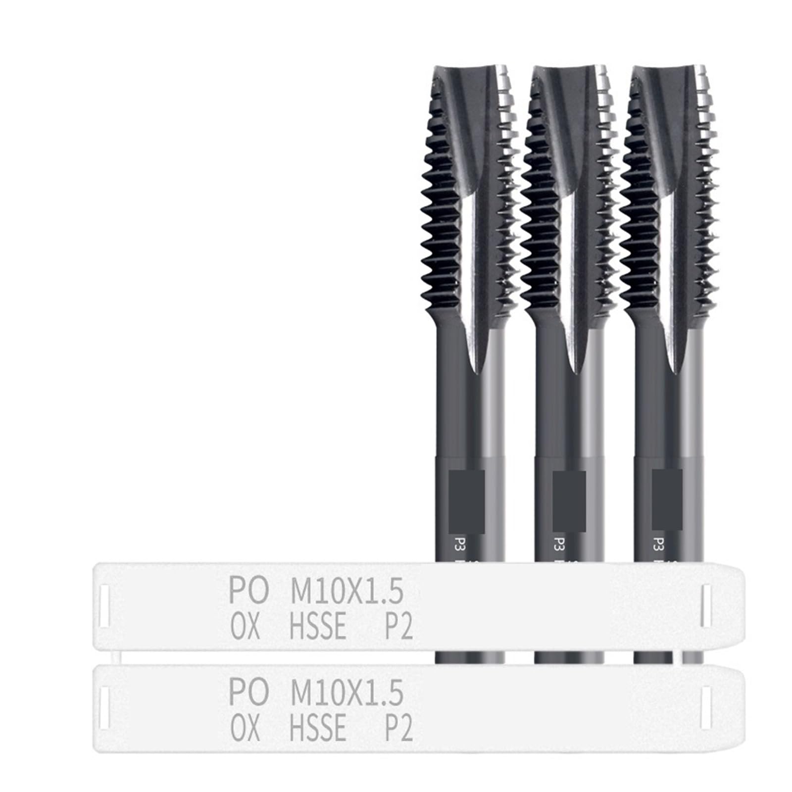 1PCS HSSE-M35 with Spiral Fluted Tap Pointed M2 - M12 Machine Screw Thread Taps(Spiral Pointed Tap,M10X1.5)
