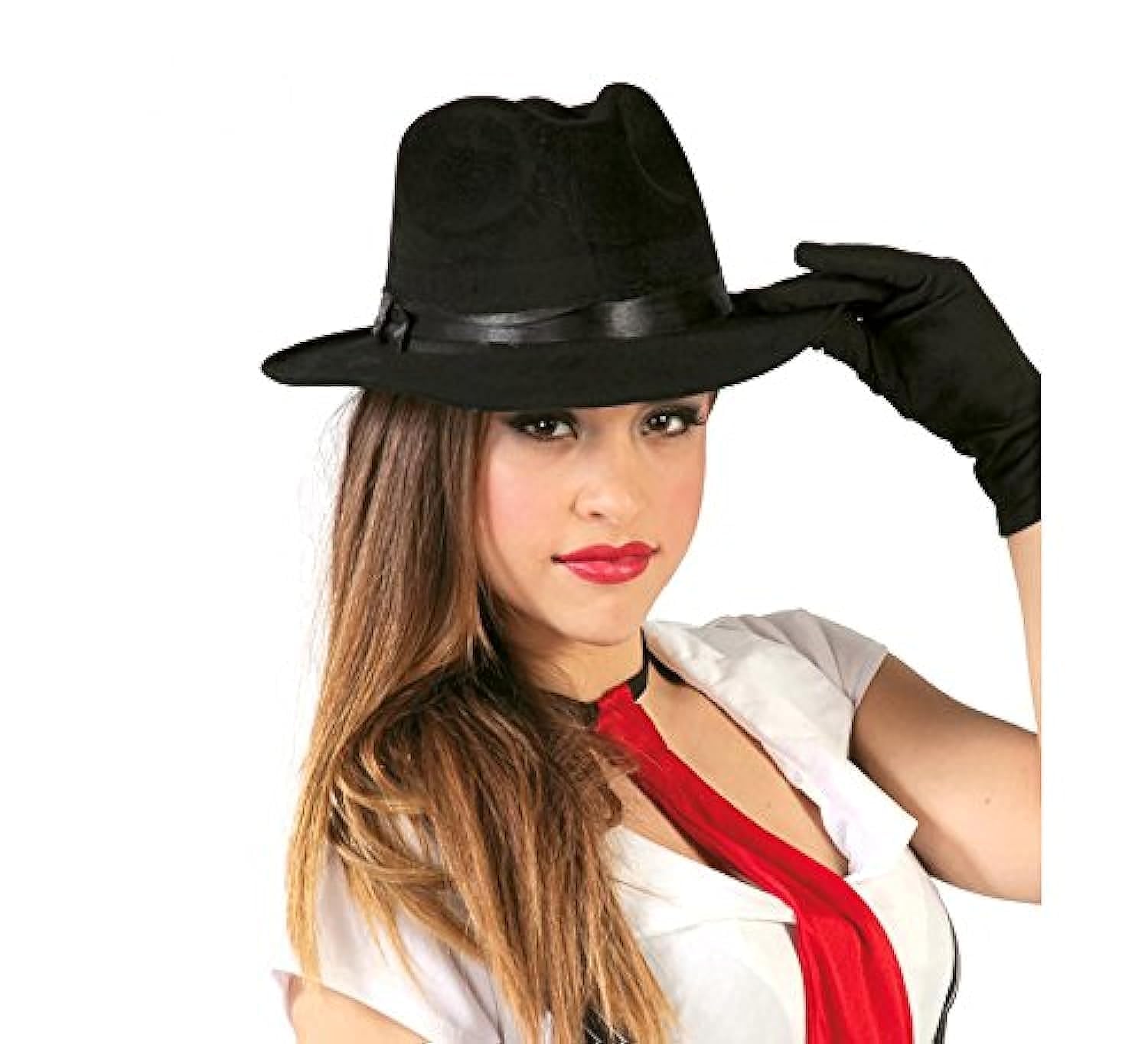 Guirca Fiestas GUI13567 - Sombrero de paseo de tela negra