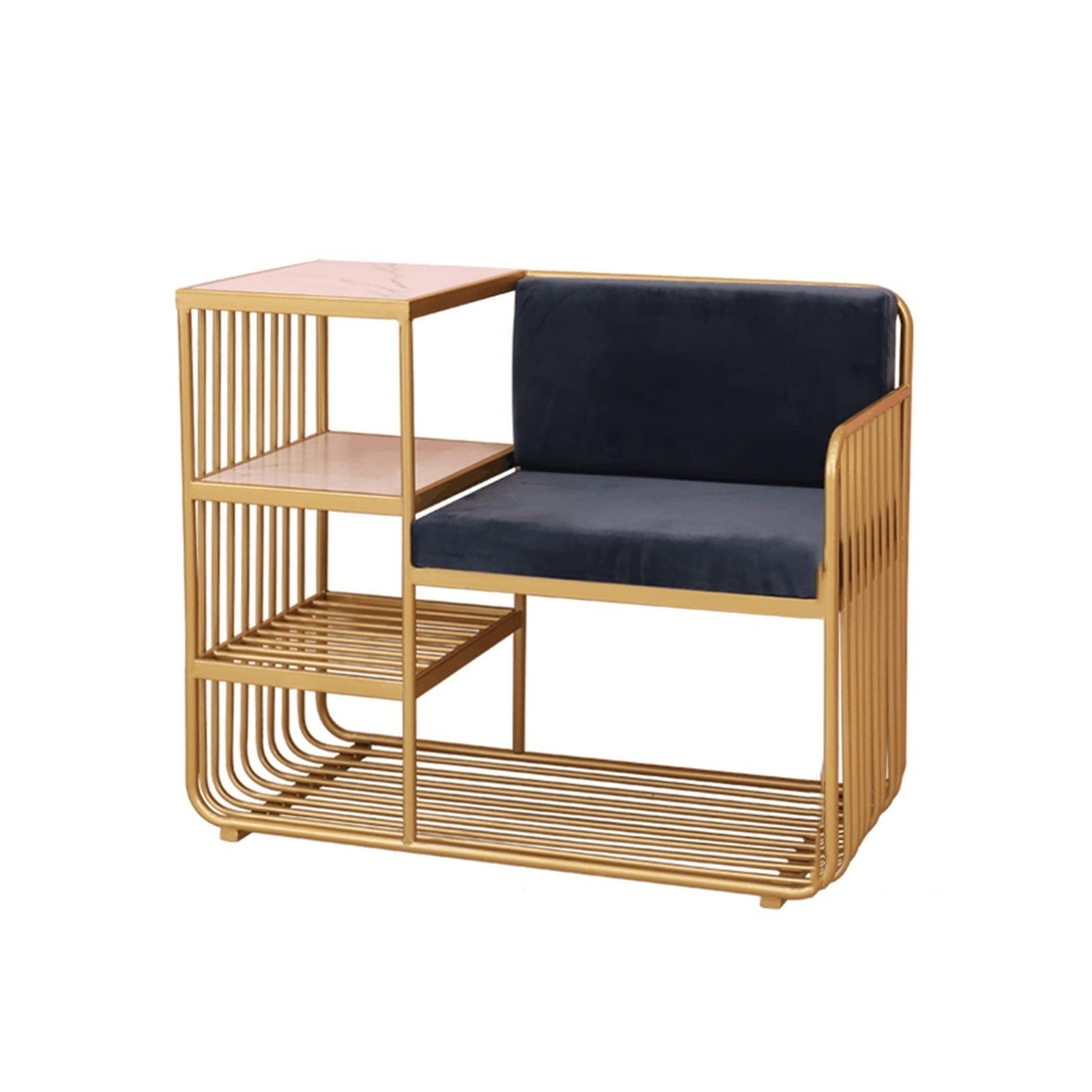 Tabouret à Chaussures intégré et étagère pour entrée ordonnée