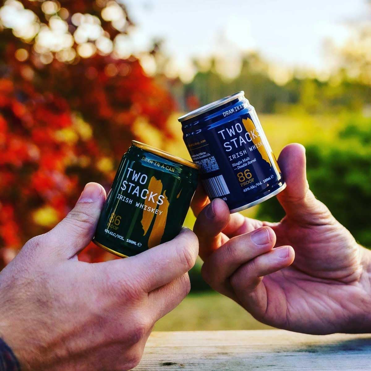 Amazon.co.jp: TWO STACKS アイリッシュウイスキー 缶 飲み比べ 