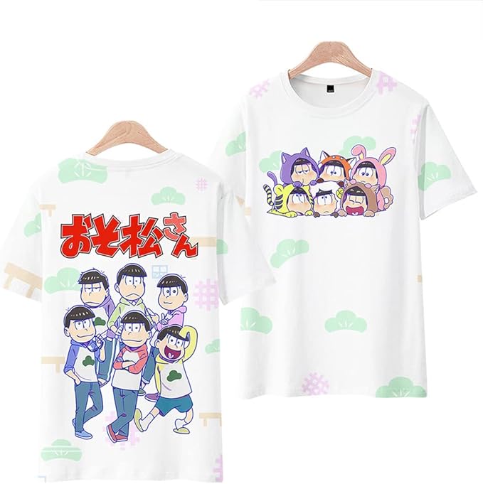 Amazon Co Jp おそ松さん Tシャツ 半袖 シャツ おそ松くん ティーシャツ カットソー レディース メンズ ユニセックス カジュアル ポリエステル 通気 速乾 快適 3 2xl ファッション