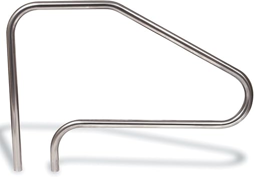SWIMLINE HYDROTOOLS Stainless Steel Pool Ladder Heavy Duty Swimming Step Accessory, In-Ground, Handrail, 50"