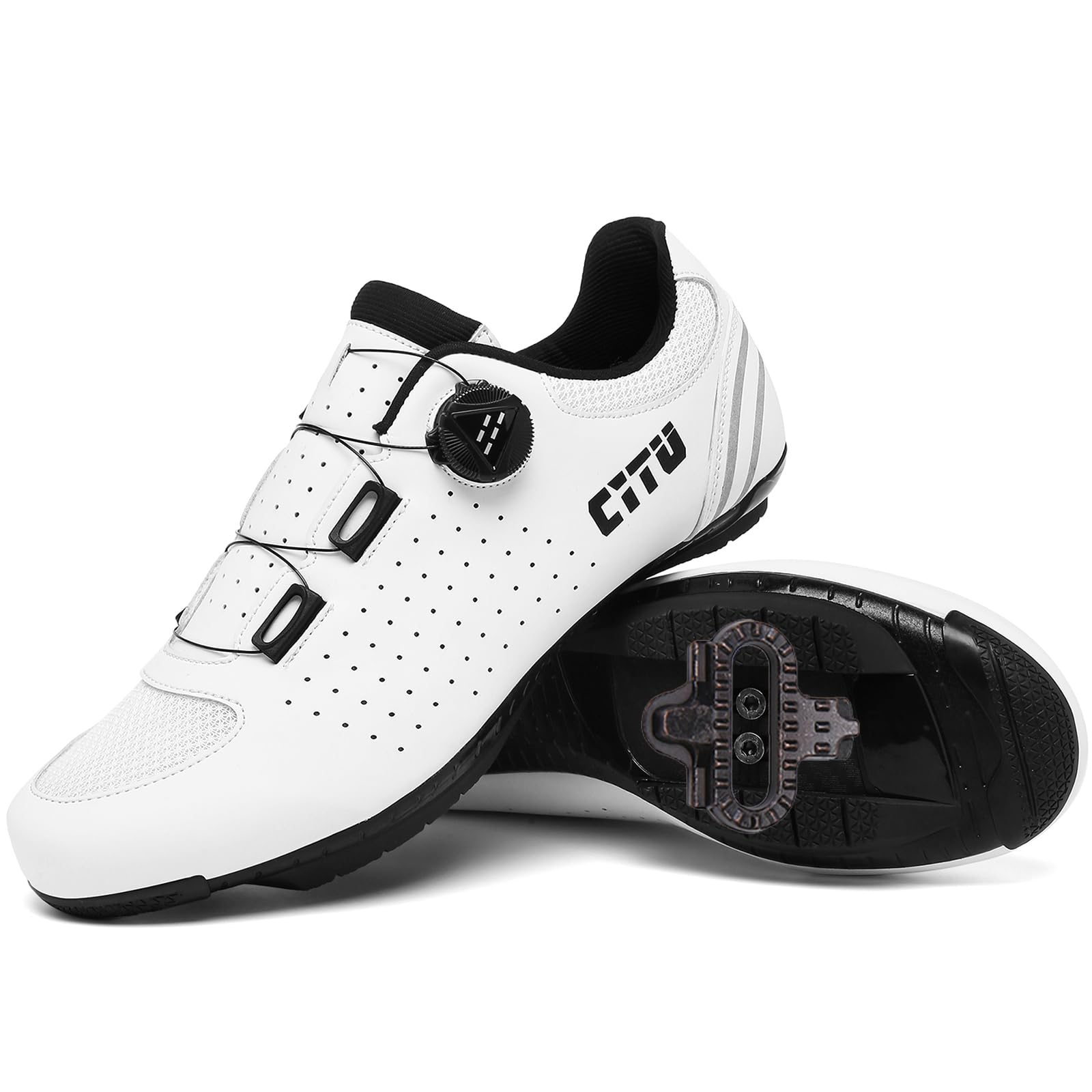 Mountainbike Schuhe Herren Damen MTB Fahrradschuhe kompatibel mit SPD 2 Schrauben mit Cleats Radsportschuhe Atmungsaktive Draussen