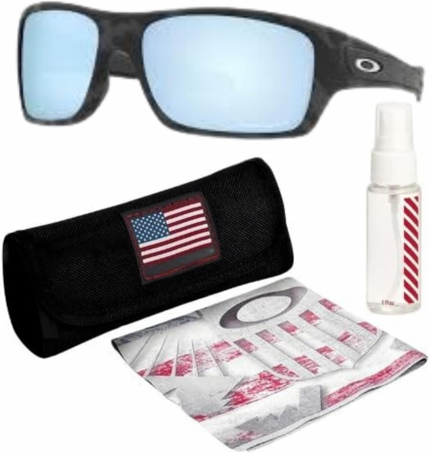 Oakley TURBINE OO9263 Rectangle Shape Sunglasses With Official Eyewear Kit