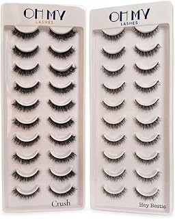False Eyelashes 10 Pairs Combo (Crush + Hey bestie) Price In India