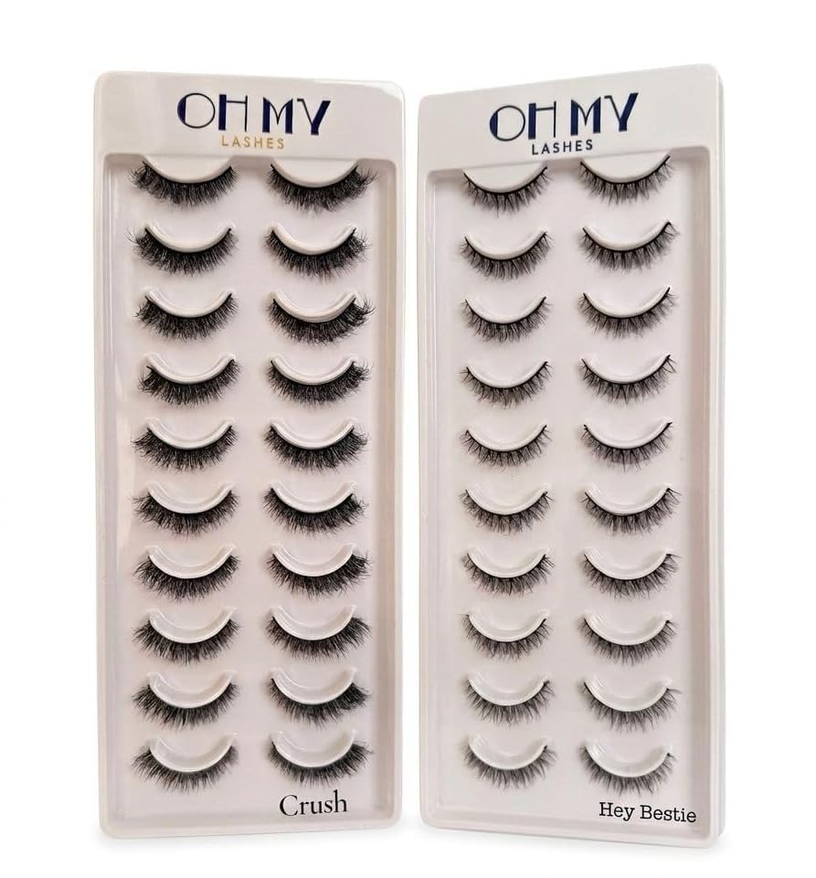 False Eyelashes 10 Pairs Combo (Crush + Hey bestie) - Review, Price and Buying Guide