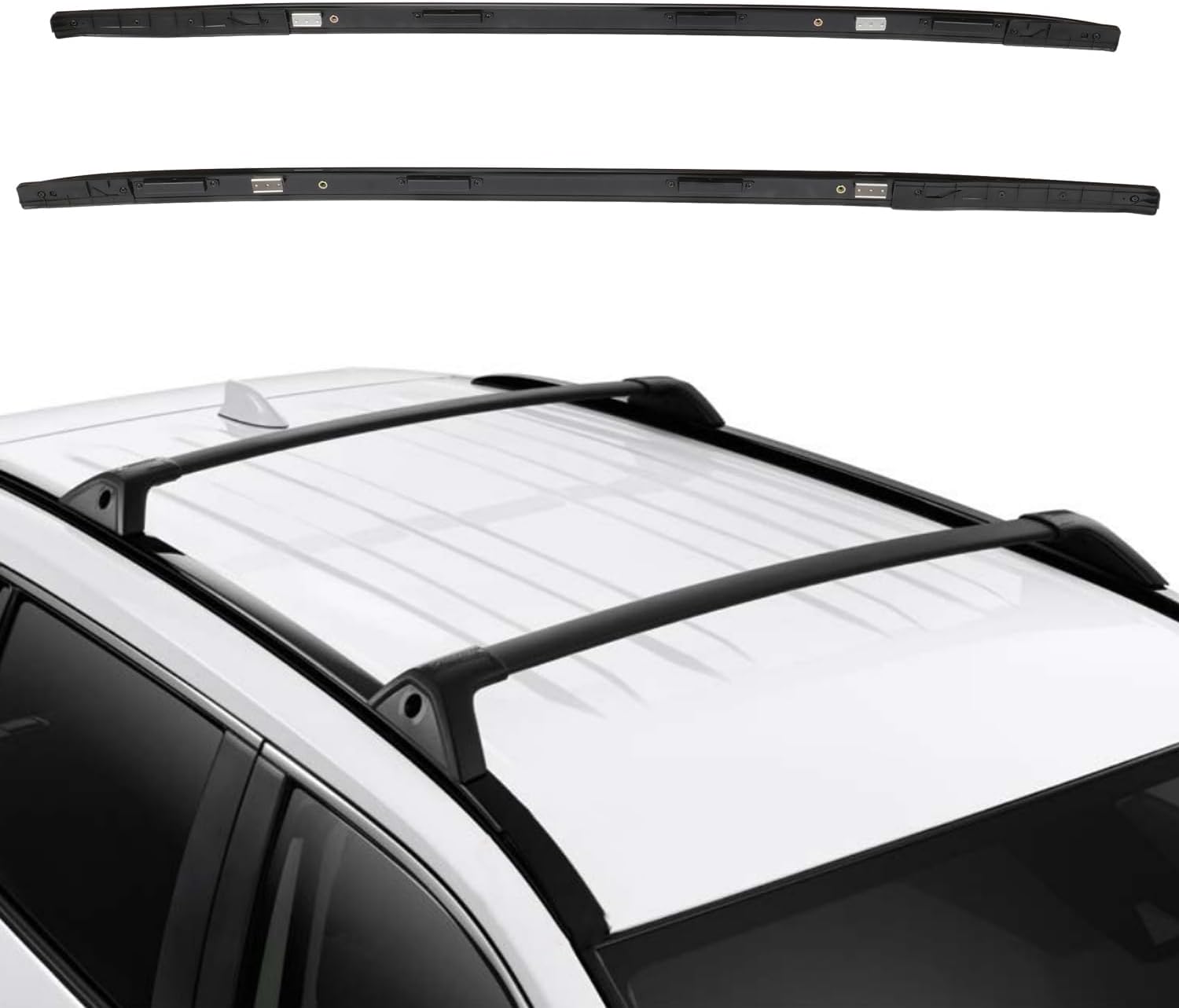 OCPTY Roof Rack Fit for Toyota for RAV4 2019 2020 Cargo Bars for Cargo Carrier Bag Luggage Kayak Canoe Bike Snowboard Skiboard