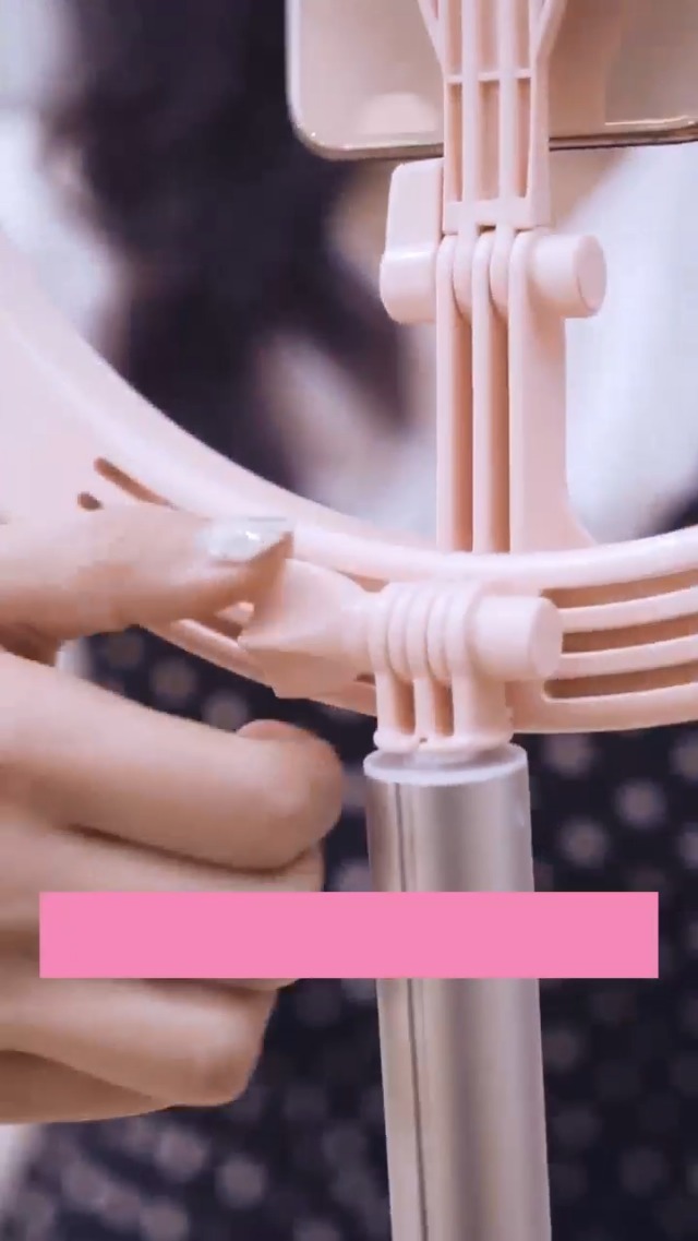 Amazon | LEDリングライト 自撮りライト 折畳み式 スタンド一体式 11.4