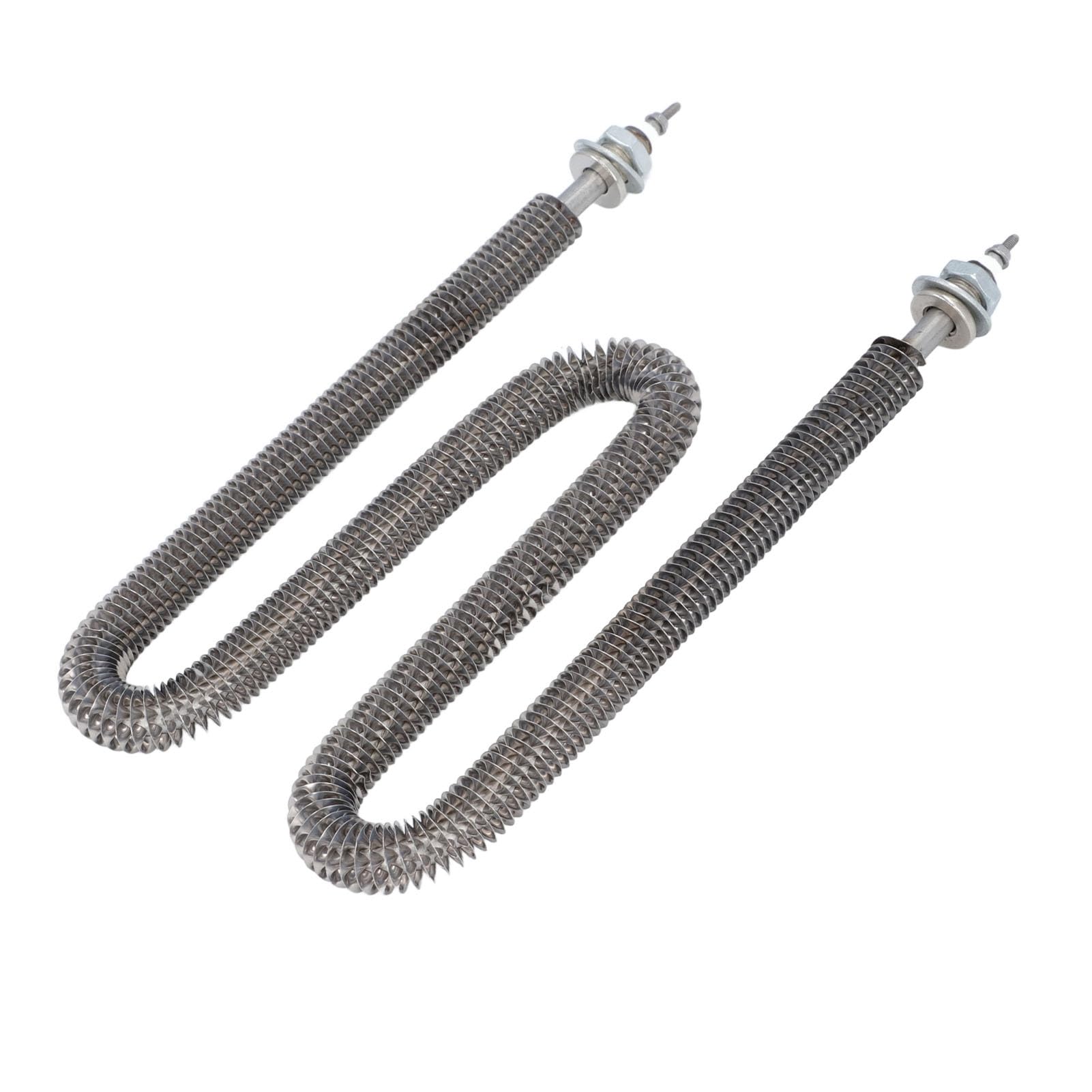 Tubo Riscaldante Alettato Tipo W in Acciaio Inossidabile per Forni e Attrezzature da Panetteria - Elemento Riscaldante Elettrico da 2500 W 220 V - Diametro Tubo 12 mm, Lunghezza (220 V)