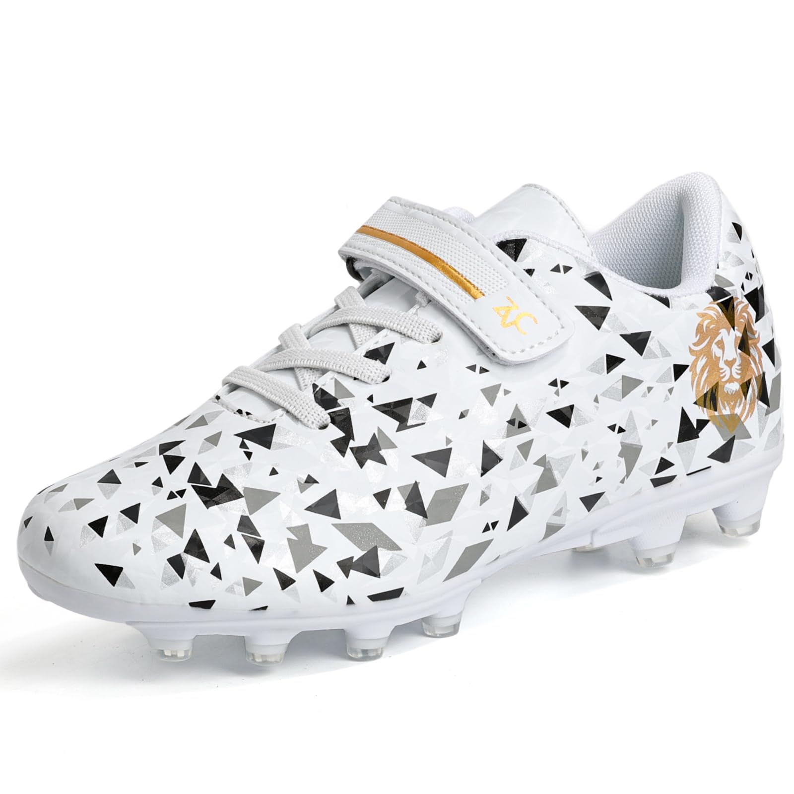 ZVC Kids Soccer Cleats Boys Girls Soccer Shoes Outdoor Firm Ground Youth Football Cleats for Little Kid/Big Kid-picture-12