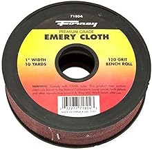 Forney 71803 Emery Cloth, 80-Grit, 1-Inch-by-10-Yard Bench Roll