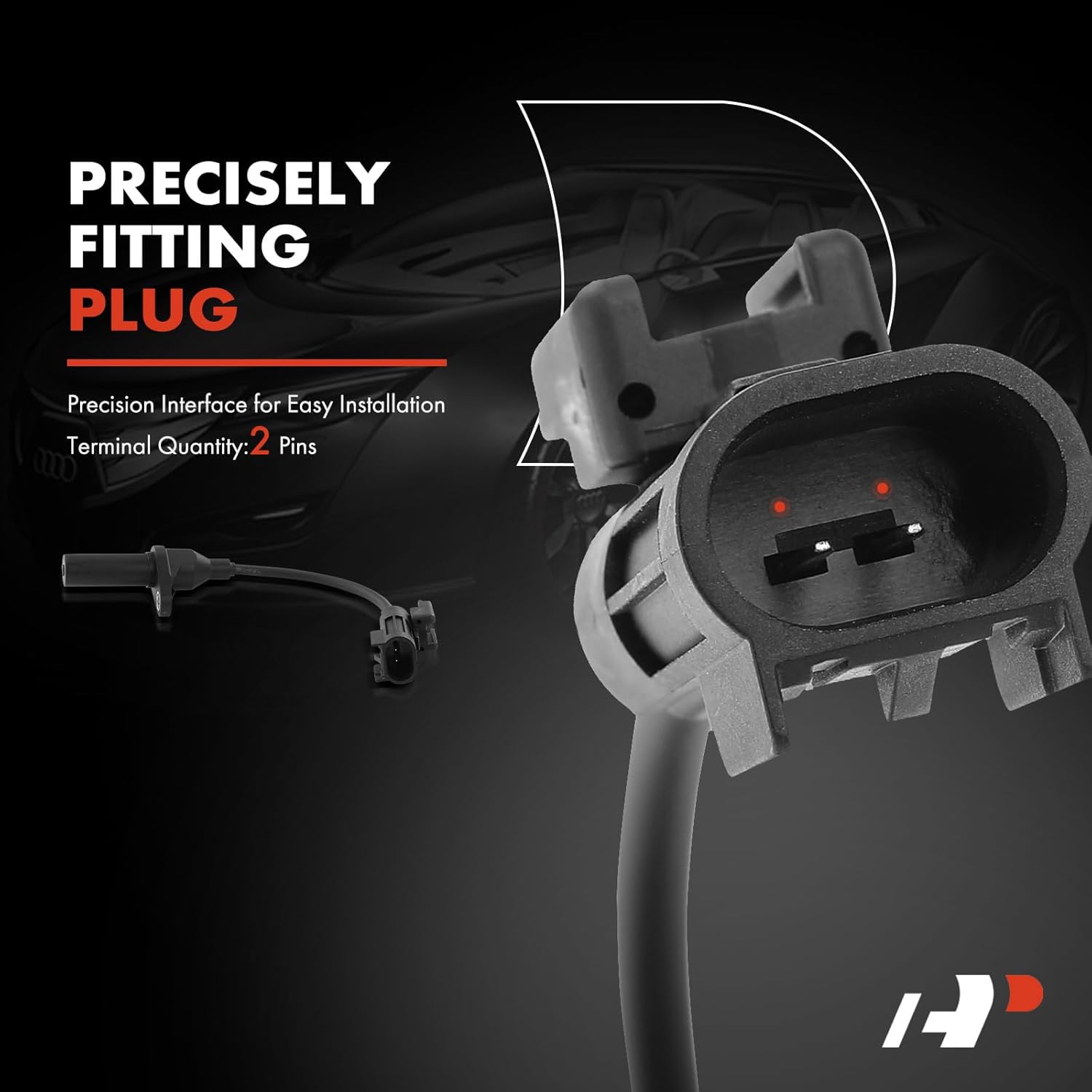 A-Premium Engine Crankshaft Position Sensor Compatible with Hyundai Santa Fe 2013-2018 Santa Fe XL 2013-2014/2019 Azera 2012-2017 & Kia Sedona 2018-2021 Sorento Cadenza, 3.3L Gas, Replace# 393103C600