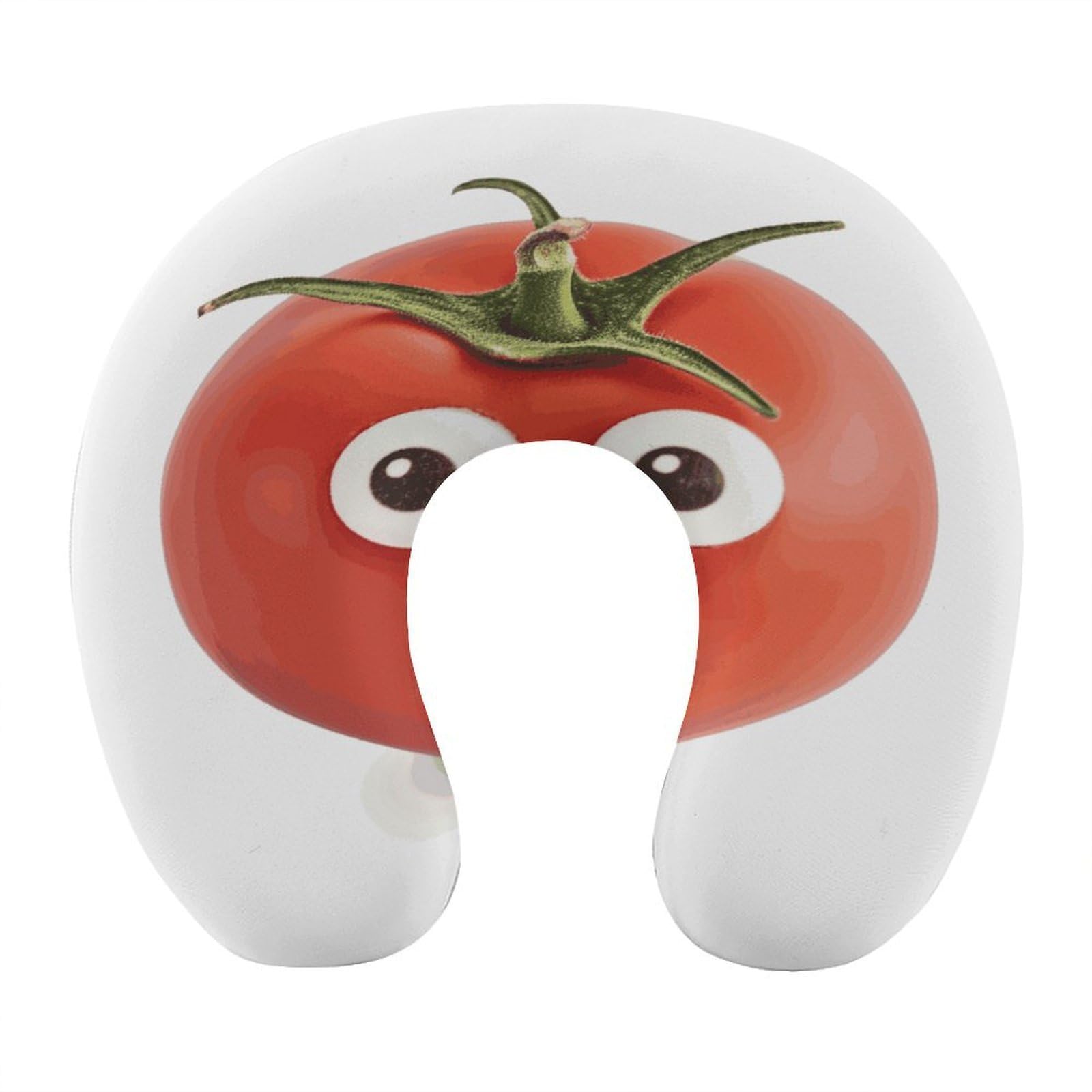 Btcowzrv Style Googly Eye Tomato U Shaped Neck Pillow Travel Pillows