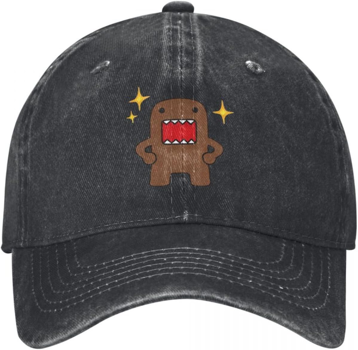 ORHFHVWBaseball Cap Domo Kun Dj Japanese Doll Monster Outdoor Sports Trucker Hat Unisex Men Stylish Sunshade Snapback Capbirthday Gift