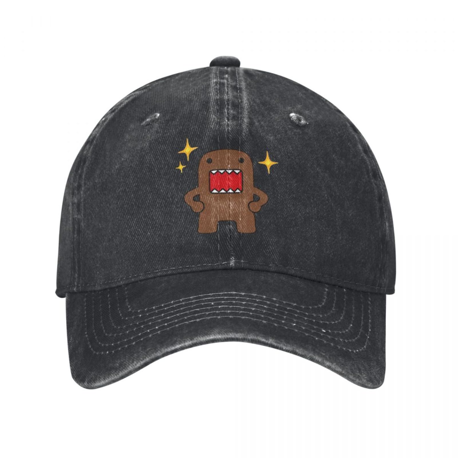 ORHFHVWBaseball Cap Domo Kun Dj Japanese Doll Monster Outdoor Sports Trucker Hat Unisex Men Stylish Sunshade Snapback Capbirthday Gift
