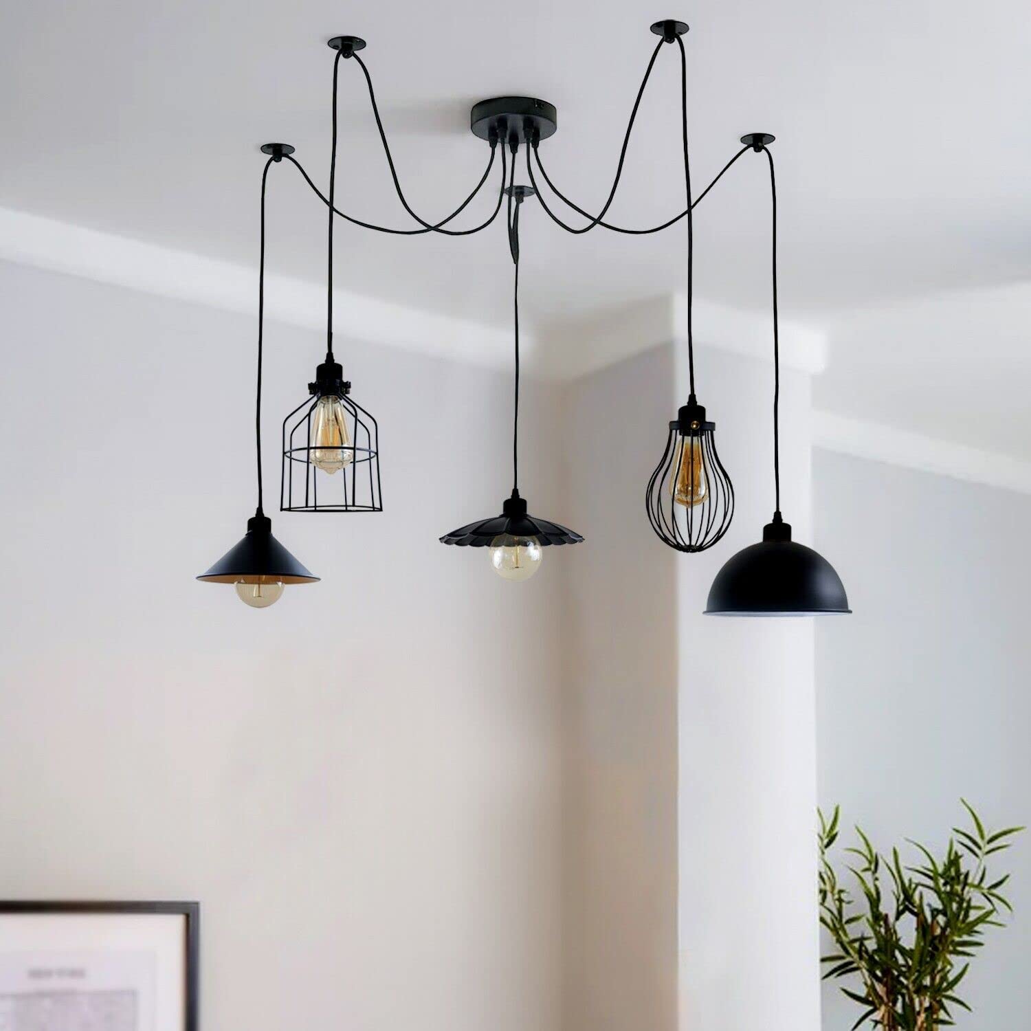 LEDSone 5 Head Spider Light with 2m Adjustable Cables — image 1