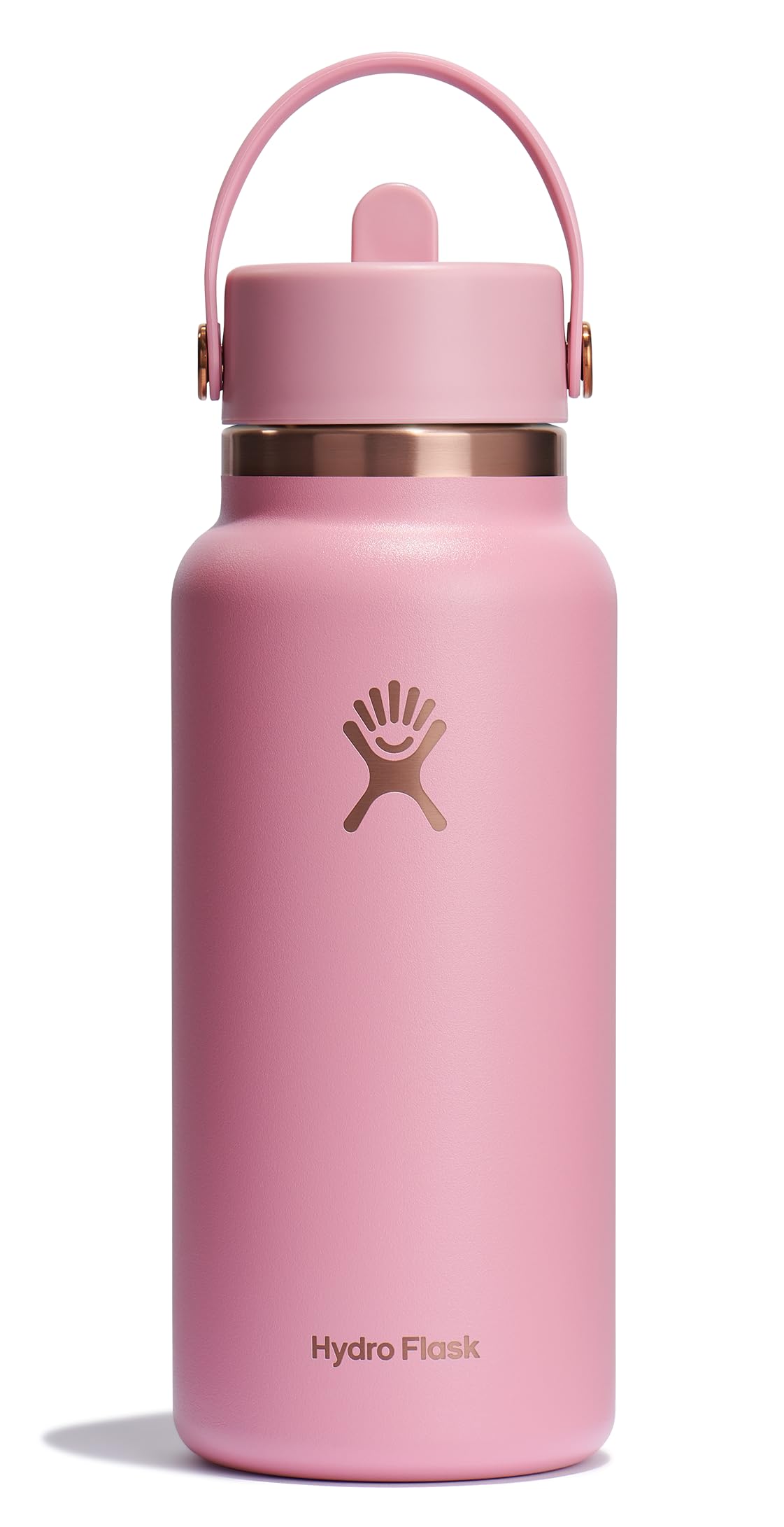 Amazon.com: Hydro Flask 32 Oz Wide Flex Straw Cap Bottle - Insulated  Stainless Steel - Wide Straw Lid, Non Spill, Leakproof in Primrose Gold :  Home & Kitchen