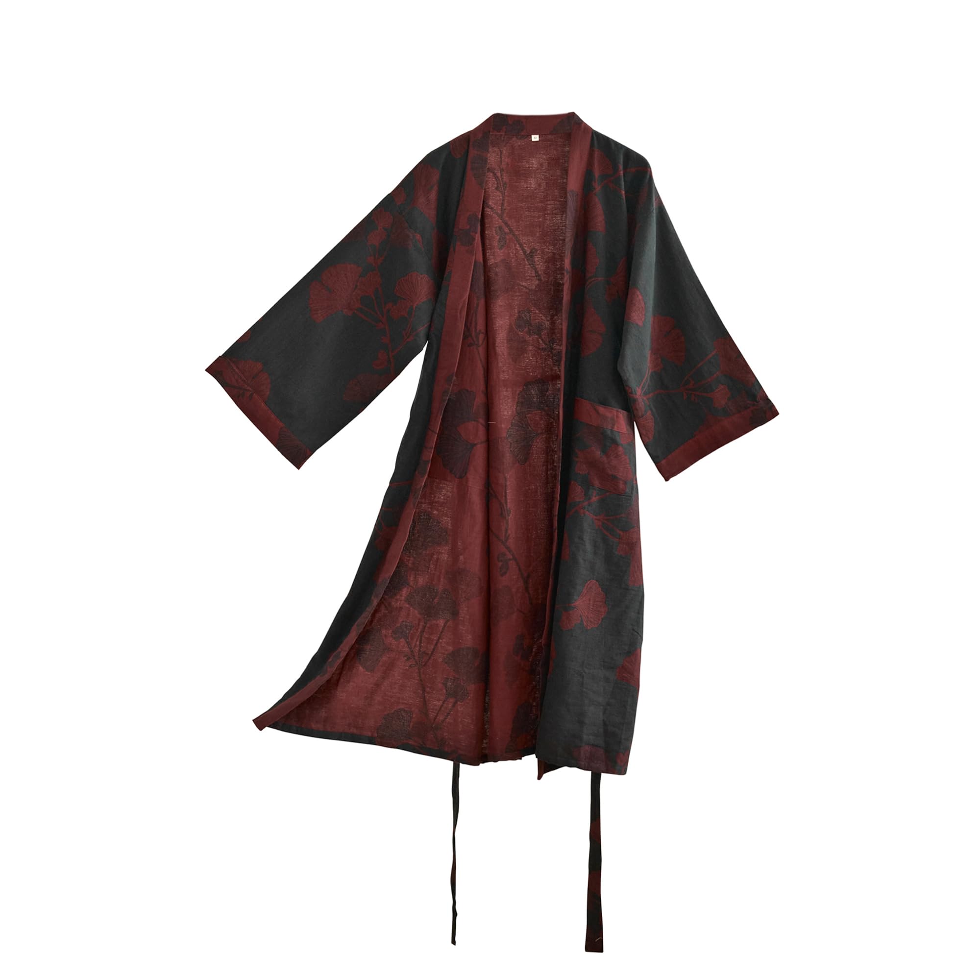 Cotton Gauze Ginkgo Robe