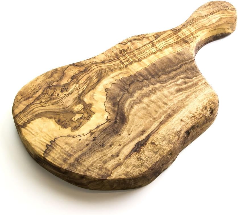 THERUSTICDISH - Olive Wood Cheese Board - Length 29cm