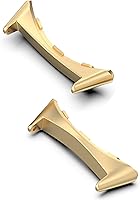 Vista 9 de Paquete de 4 adaptadores de correa de reloj compatible con el conector Google Pixel Watch 2, adaptador de conexión reemplazable de metal de acero