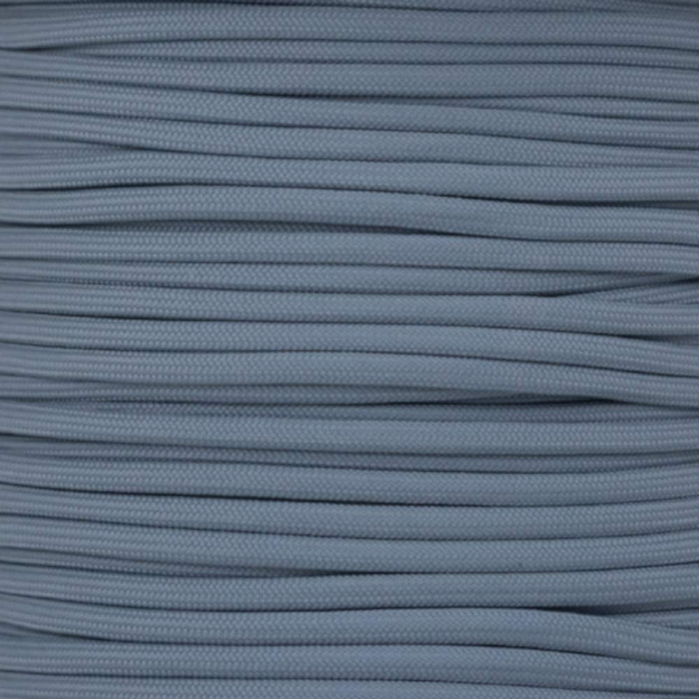 Paracord Planet Solid Color 550lb Paracord – 7 Strand Type III Nylon Cord for Indoor and Outdoor Tasks – Gunmetal Gray (250 ft)