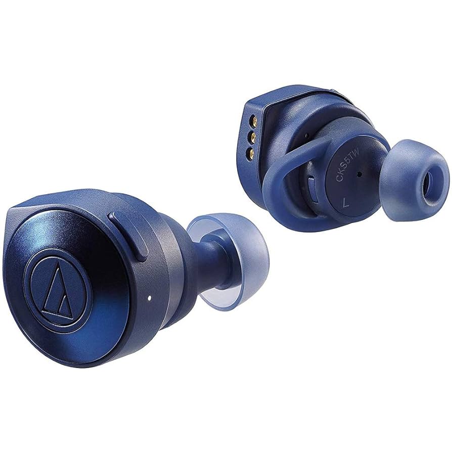 audio-technica SOLID BASS ワイヤレスイヤフォン Amazon.com: Audio-Technica ATH-CKS5TWBL Solid Bass Wireless