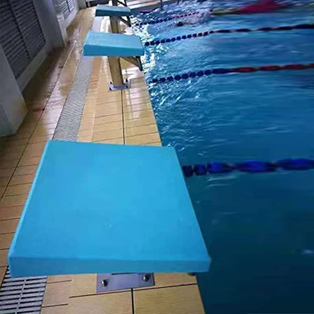 Tavola da immersione resistente per piscine interrate, piattaforma di salto in acciaio inossidabile con superficie in gomma antiscivolo, piattaforma adatta per competizioni