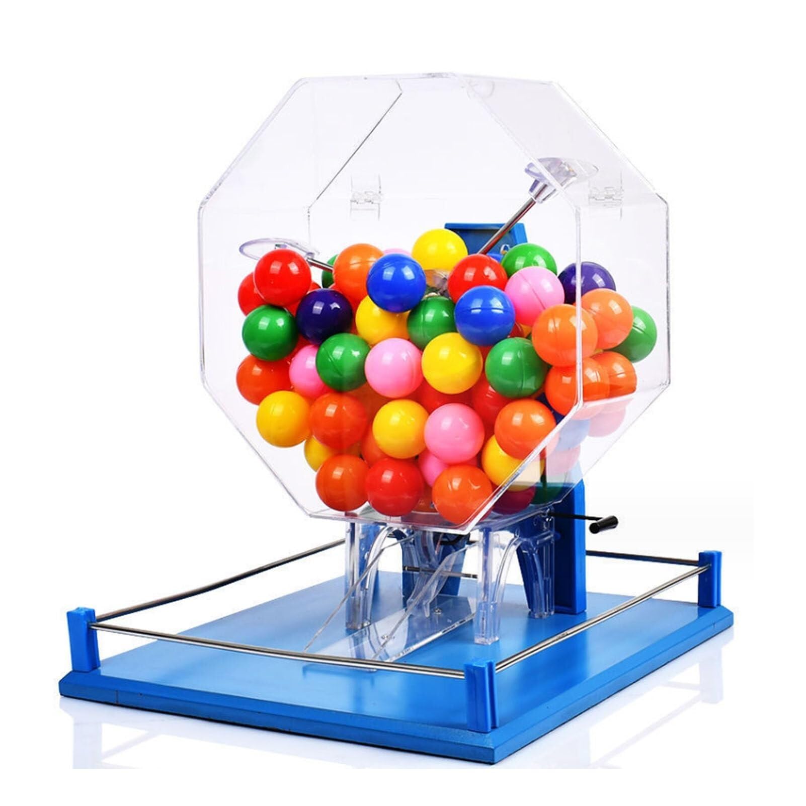 Automatyczna Klatka Do Bingo, Ręczna Maszyna Loteryjna, Bęben Loteryjny, Zestaw Deluxe Bingo Z 100-Częściowymi Piłkami, Losowy Wybór Piłek, Sprawiedliwość I Uczciwość, Idealne Dla Dużych Grup, Przyj