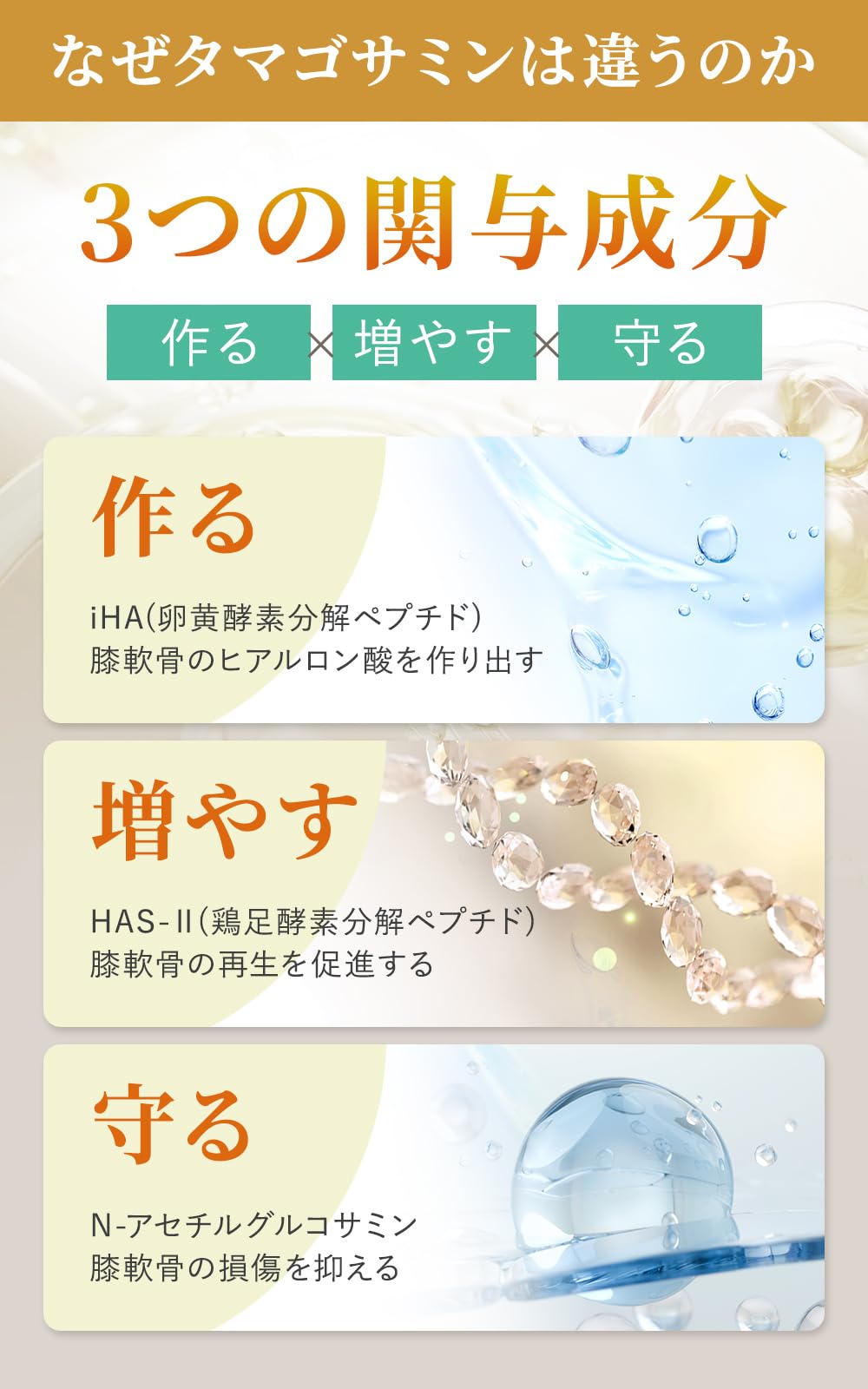 健康食品 ファーマフーズ iHA+HASⅡ配合 タマゴサミン4袋 賞味期限2024.08
