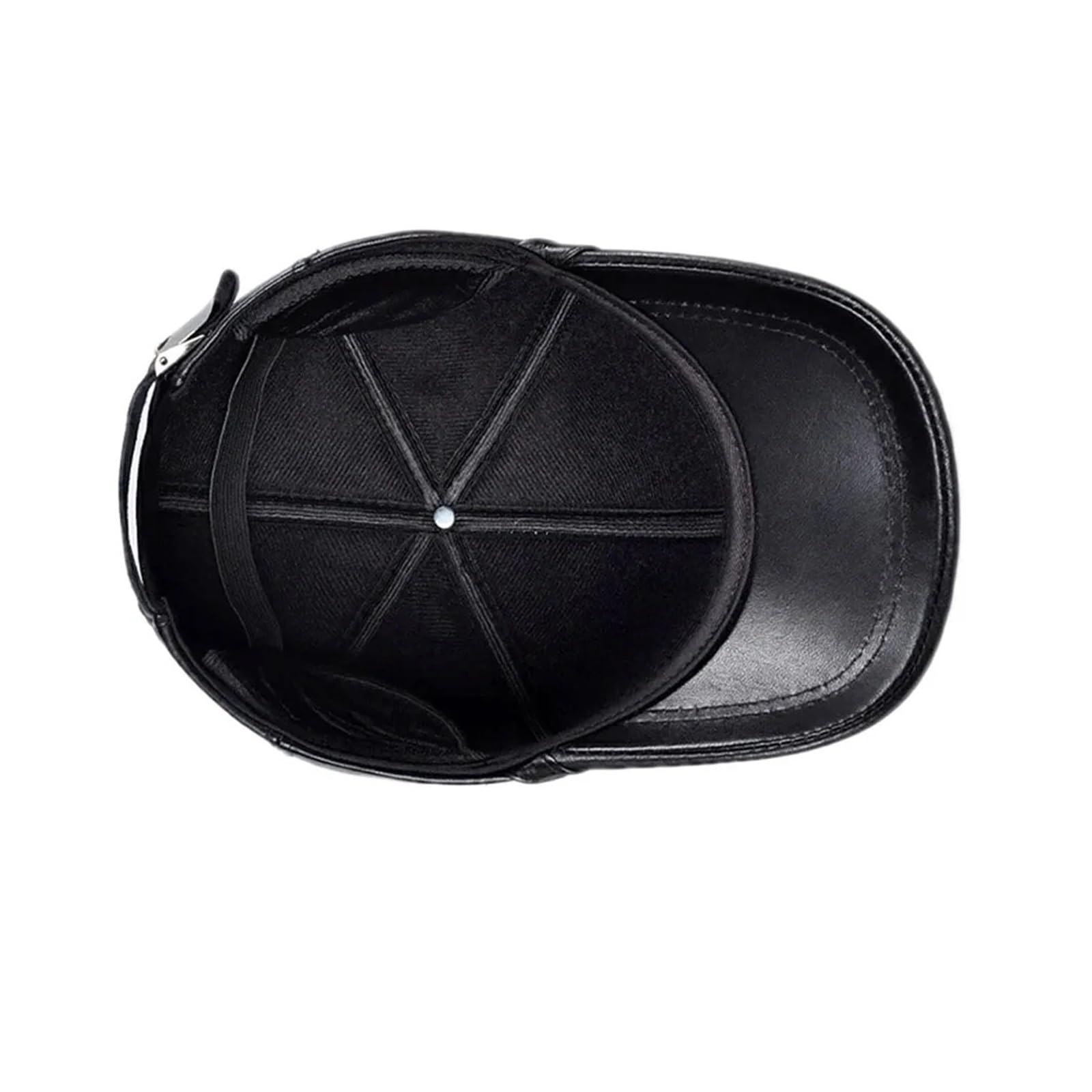 Winter Man Genuine Leather Baseball Cap Women Fashion Real Sheepskin Hat Black Father's Hats adjustable