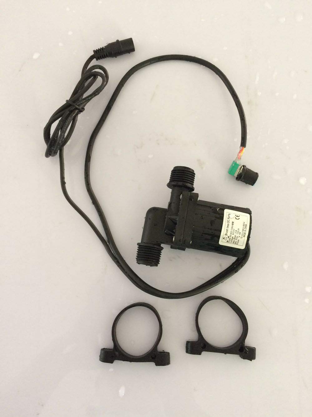 SHYSKY Pompe à Eau DC Sans Balais 12V - Micro Pompe Submersible 620L/H, 4.5m Hauteur, Faible Bruit Pour Fontaine Jardin, Fontaine, Aquarium (DC40A-1245)