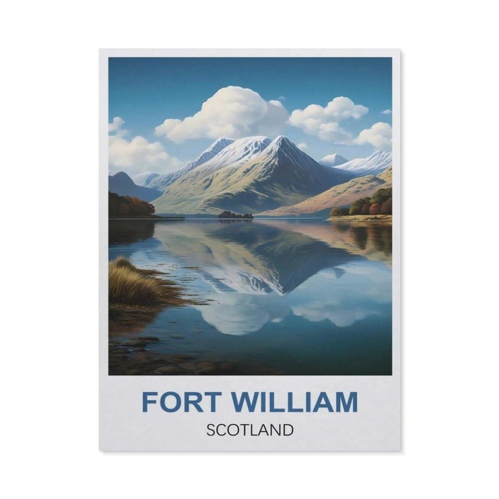 BEAYODKP Full Diamond 5D DIY Diamond Painting，Fort William Scotland
